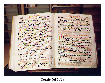 Biblioteca San Francesco - Corale del 1757